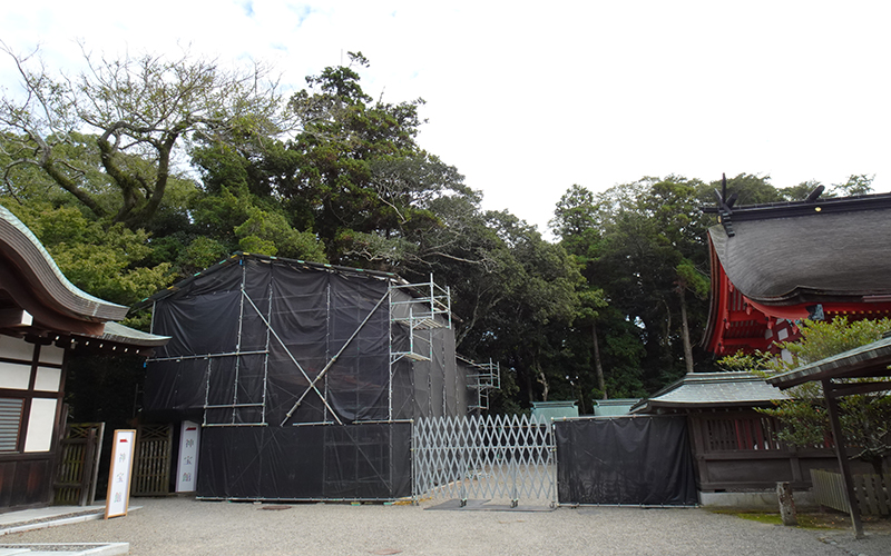 辺津宮末社保存修理工事