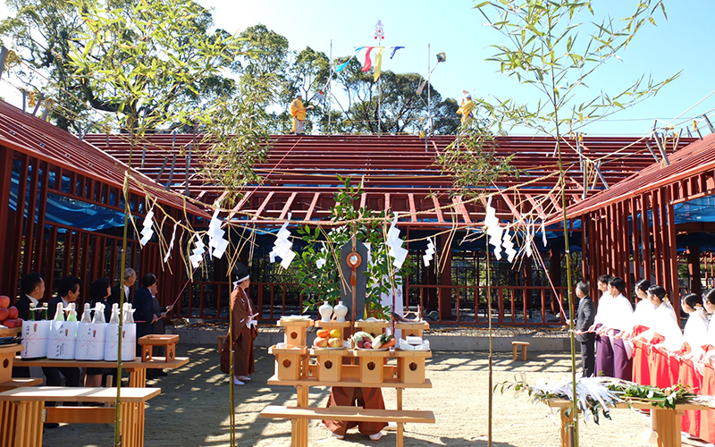 斎館新築上棟祭