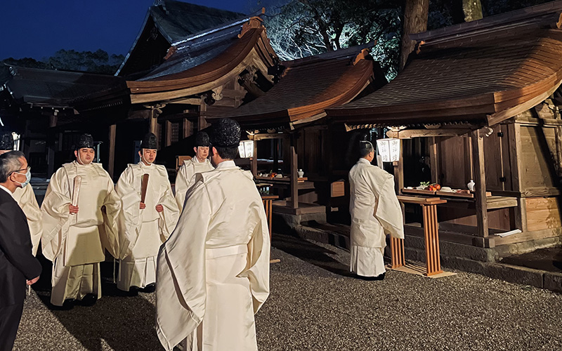 辺津宮摂末社　大神神社・貴船神社　正遷座祭